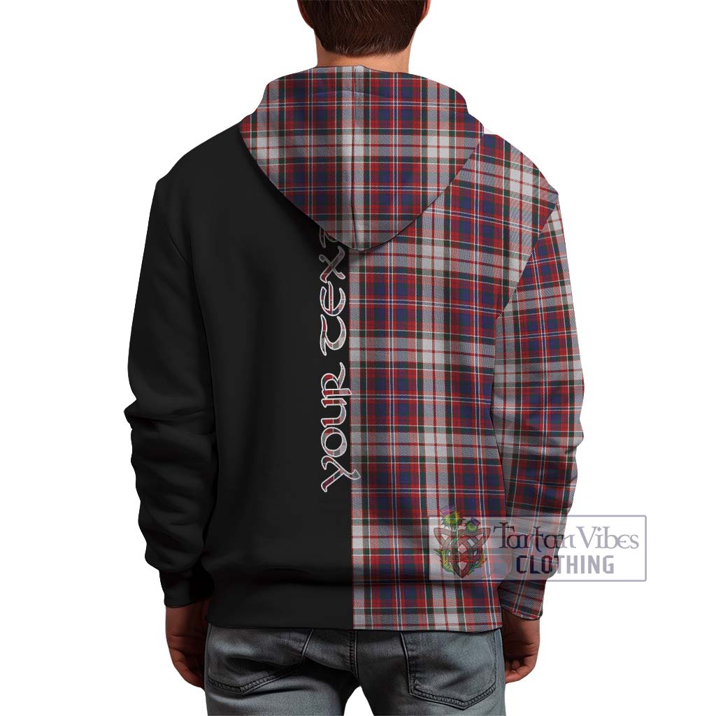 Tartan Vibes Clothing MacFarlane Dress Tartan Hoodie with Family Crest and Half Of Me Style