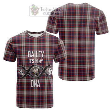 MacFarlane Dress Tartan Cotton T-shirt with Family Crest DNA In Me Style