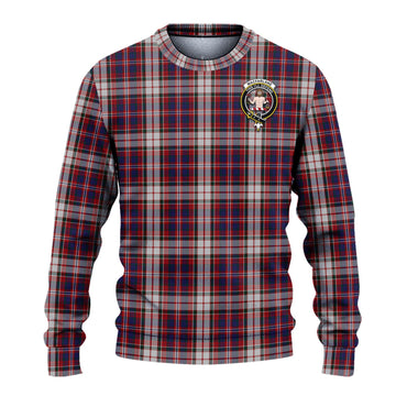 MacFarlane Dress Tartan Ugly Sweater with Family Crest