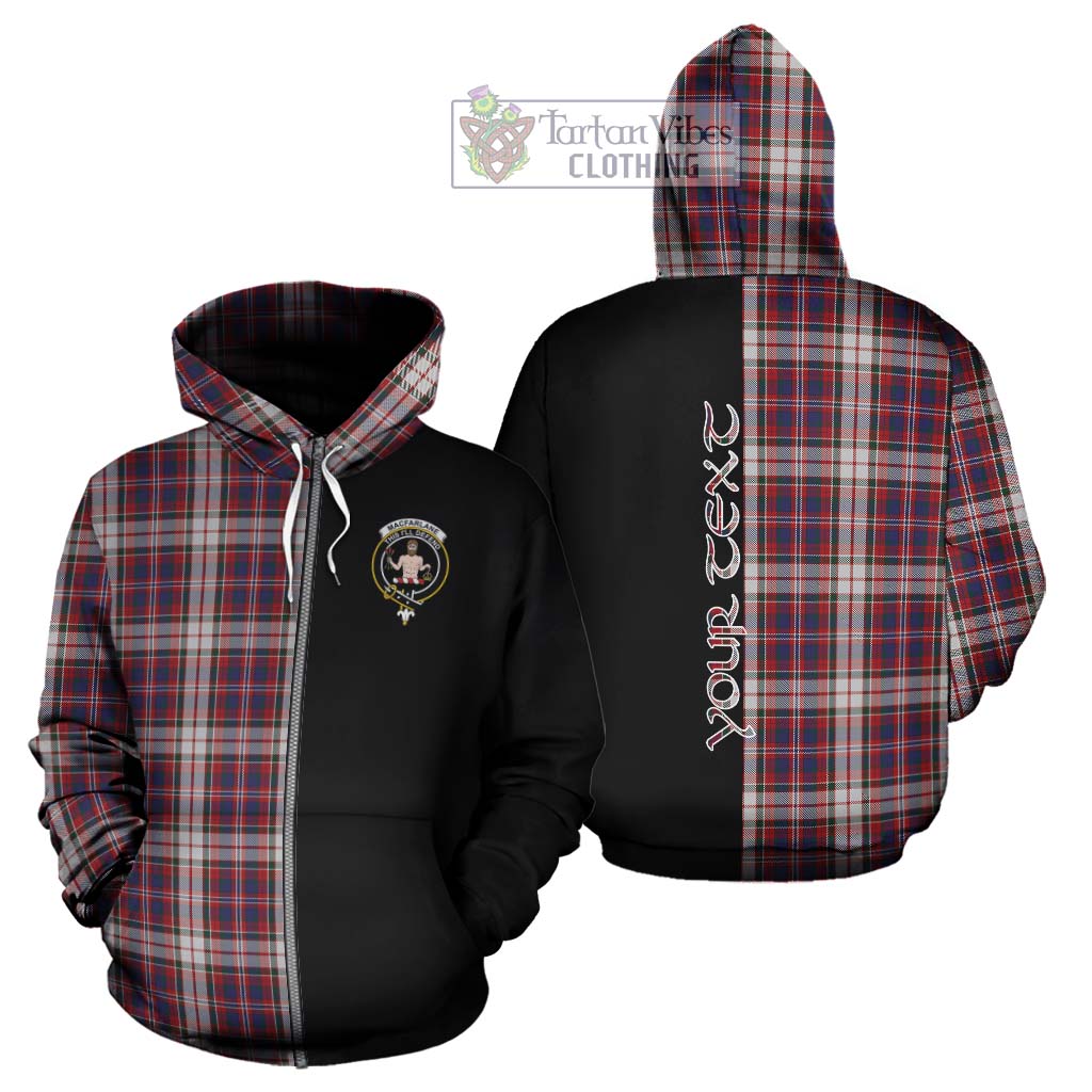 Tartan Vibes Clothing MacFarlane Dress Tartan Hoodie with Family Crest and Half Of Me Style