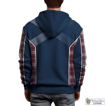 MacFarlane Dress Tartan Hoodie with Family Crest and Lion Rampant Vibes Sport Style