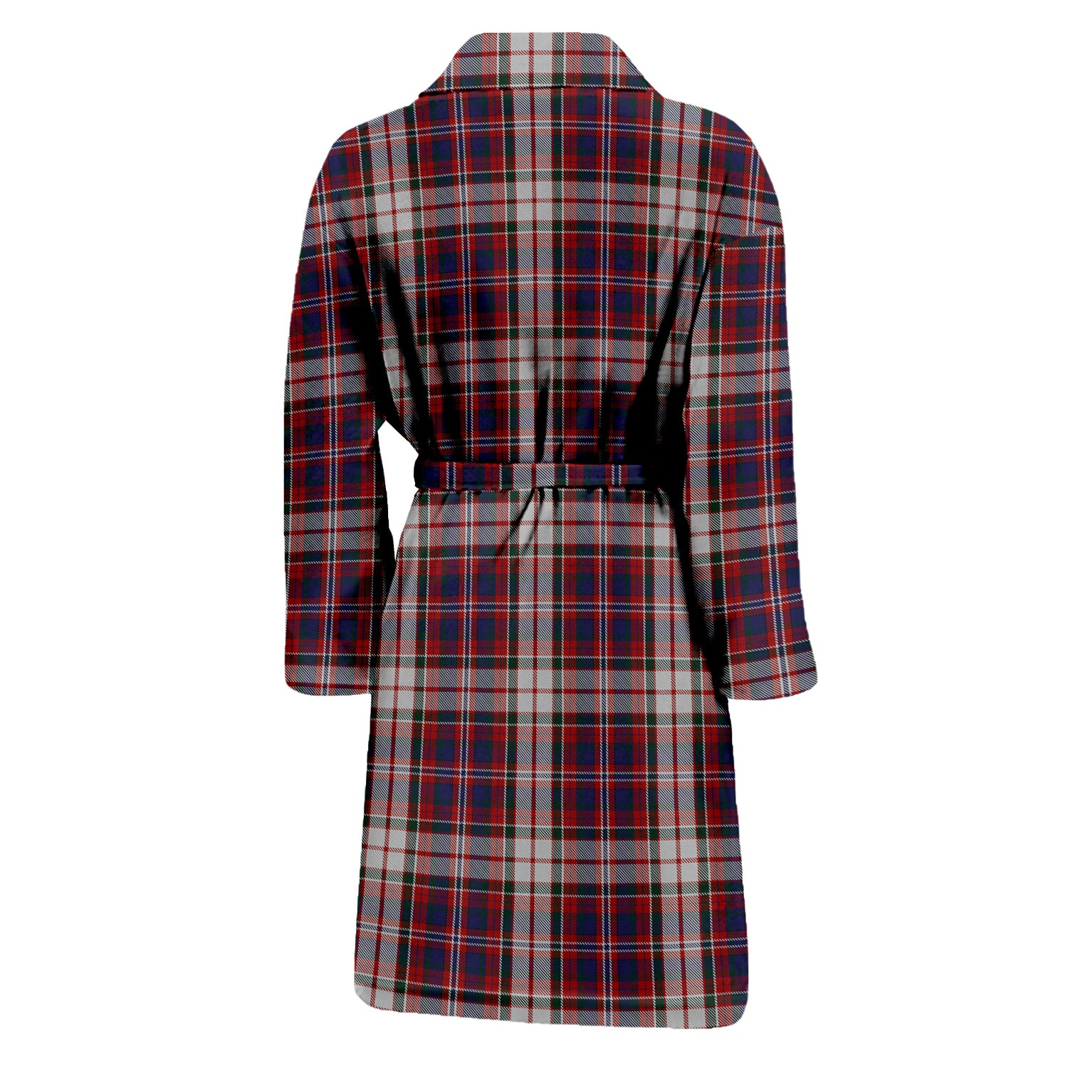 MacFarlane Dress Tartan Bathrobe with Family Crest - Tartan Vibes Clothing