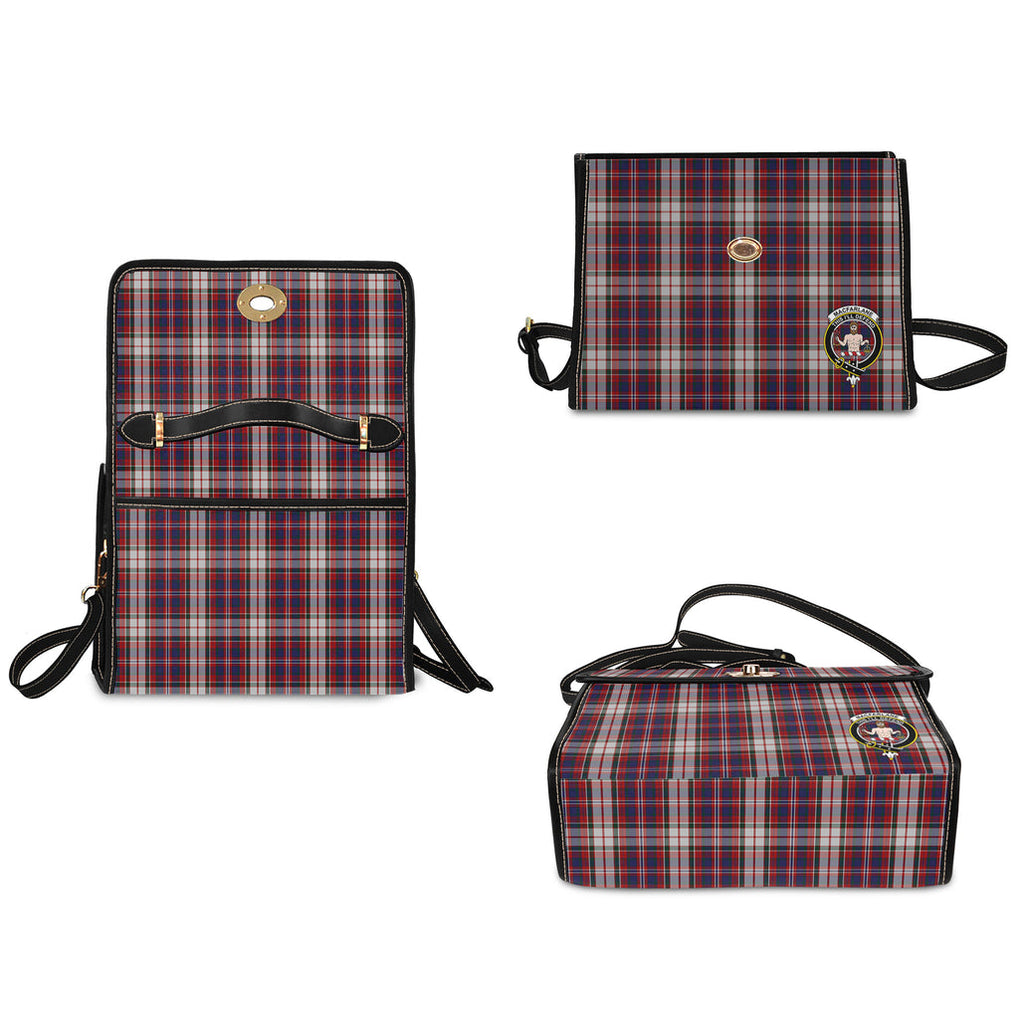 macfarlane-dress-tartan-leather-strap-waterproof-canvas-bag-with-family-crest