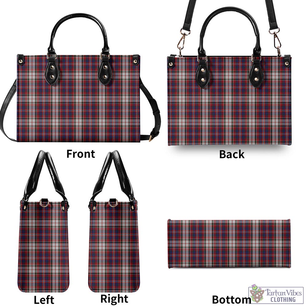 Tartan Vibes Clothing MacFarlane Dress Tartan Luxury Leather Handbags