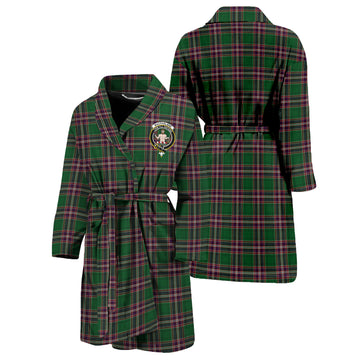 MacFarlane Hunting Tartan Bathrobe with Family Crest