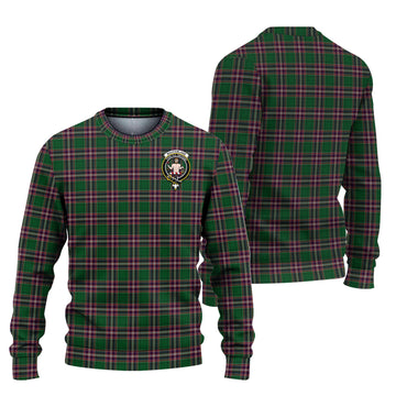 MacFarlane Hunting Tartan Ugly Sweater with Family Crest