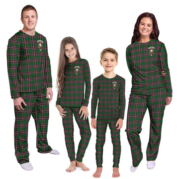 MacFarlane Hunting Tartan Pajamas Family Set with Family Crest