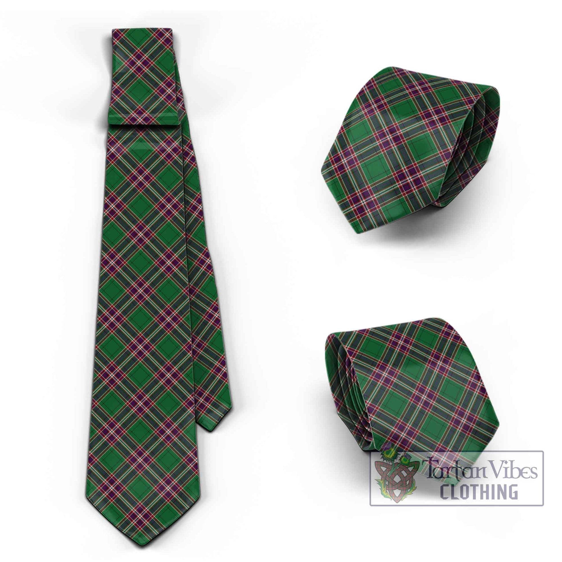 Tartan Vibes Clothing MacFarlane Hunting Tartan Classic Necktie Cross Style