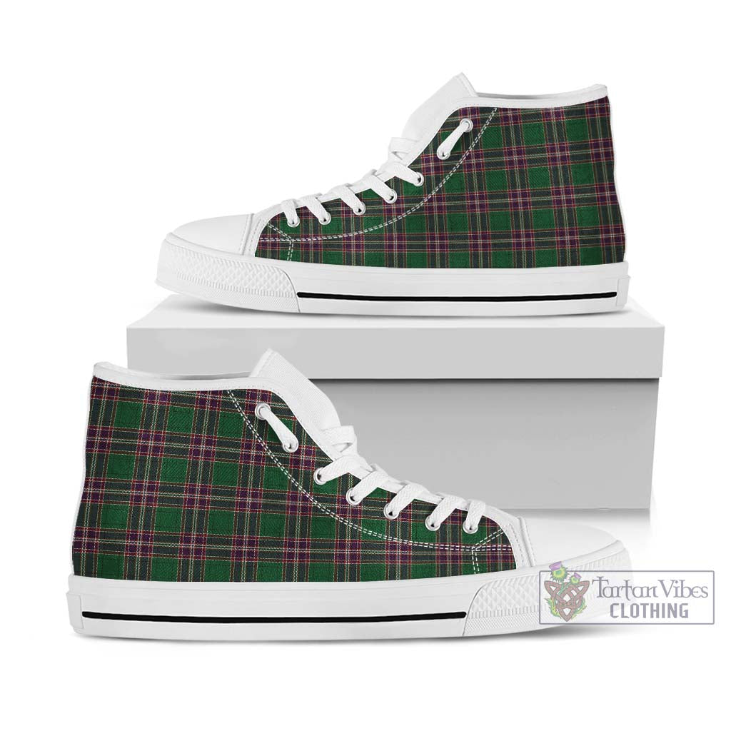 Tartan Vibes Clothing MacFarlane Hunting Tartan High Top Shoes