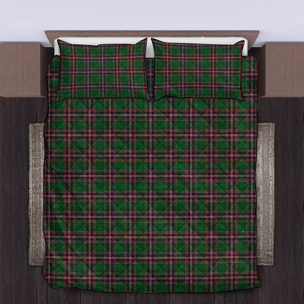 MacFarlane Hunting Tartan Quilt Bed Set King - Tartan Vibes Clothing