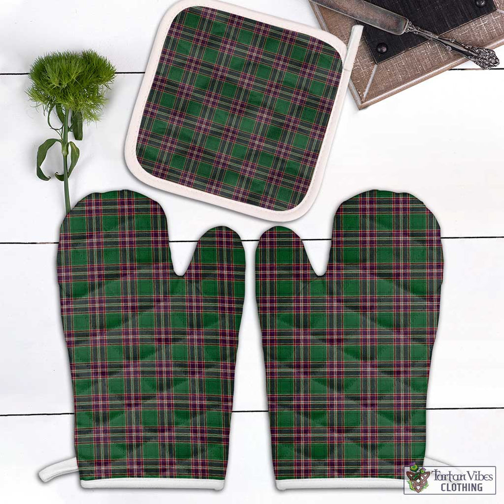 MacFarlane Hunting Tartan Combo Oven Mitt & Pot-Holder Combo 1 Oven Mitt & 1 Pot-Holder White - Tartan Vibes Clothing