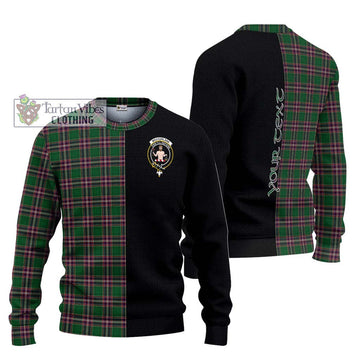 MacFarlane Hunting Tartan Ugly Sweater with Family Crest and Half Of Me Style