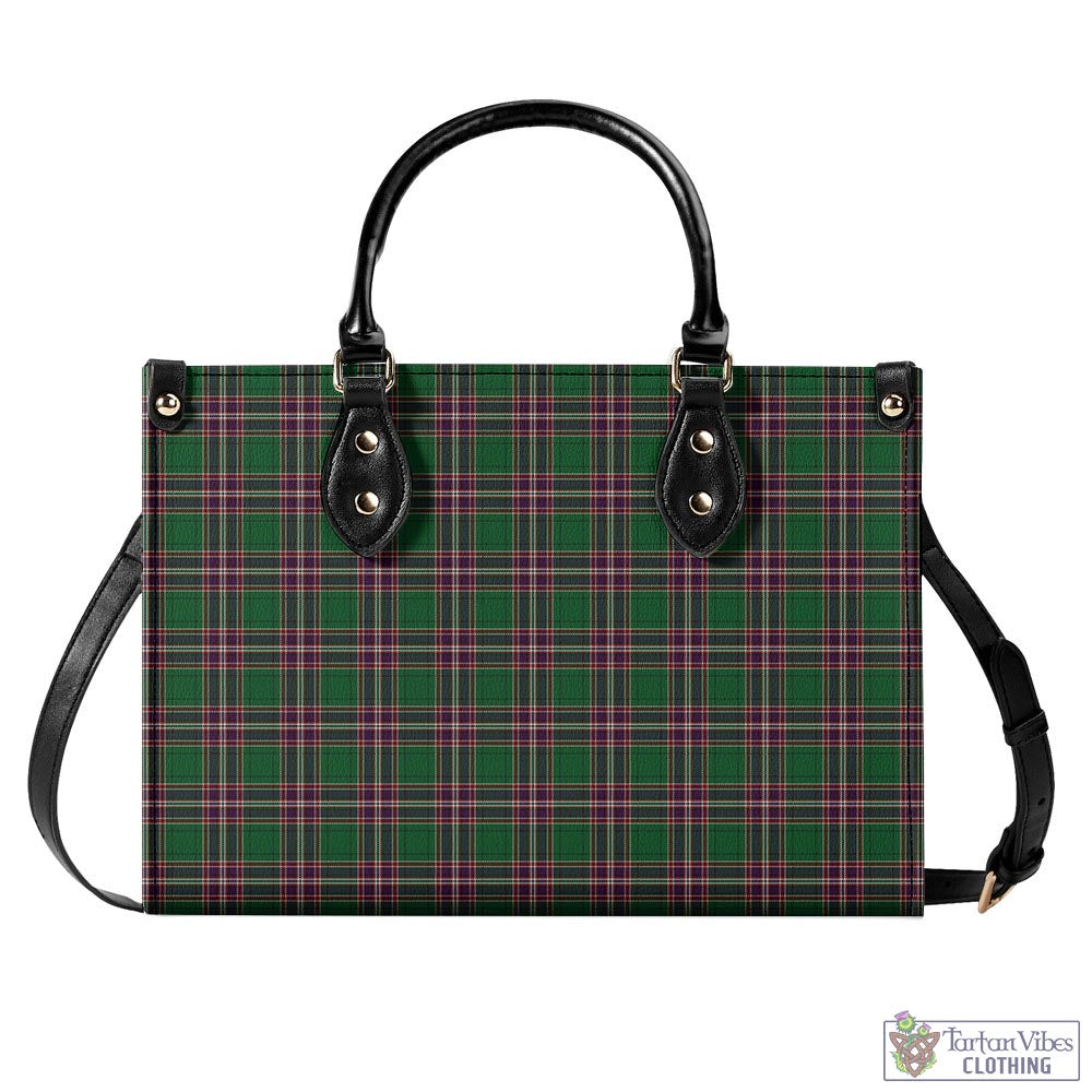 Tartan Vibes Clothing MacFarlane Hunting Tartan Luxury Leather Handbags