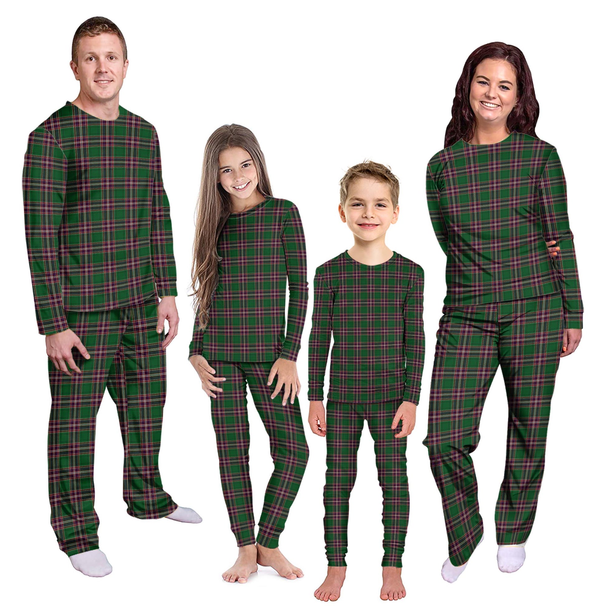 MacFarlane Hunting Tartan Pajamas Family Set Kid - Tartan Vibes Clothing