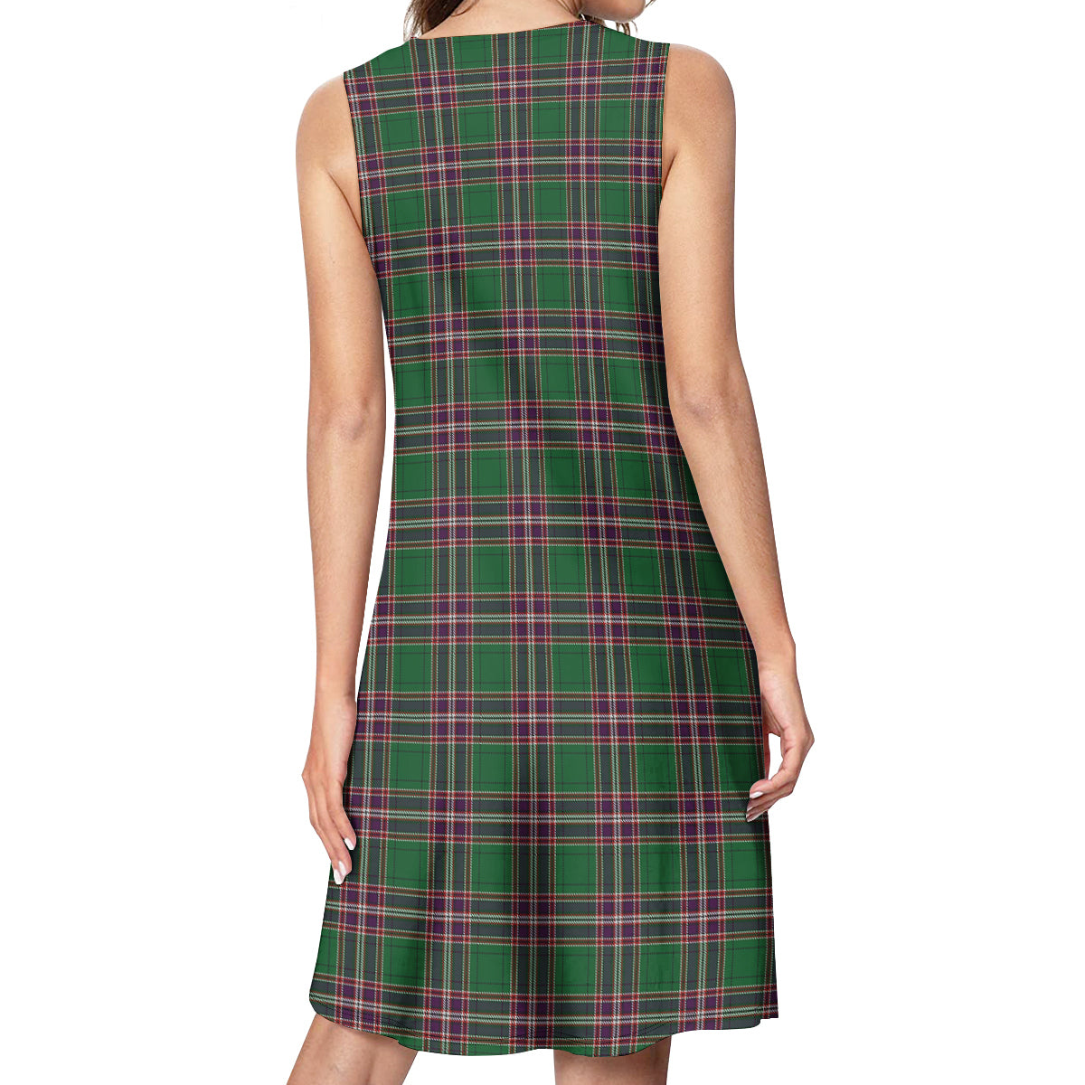 MacFarlane Hunting Tartan Womens Casual Dresses - Tartanvibesclothing