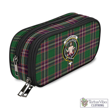 MacFarlane Hunting Tartan Pen and Pencil Case with Family Crest