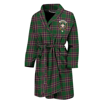 MacFarlane Hunting Tartan Bathrobe with Family Crest