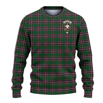 MacFarlane Hunting Tartan Ugly Sweater with Family Crest