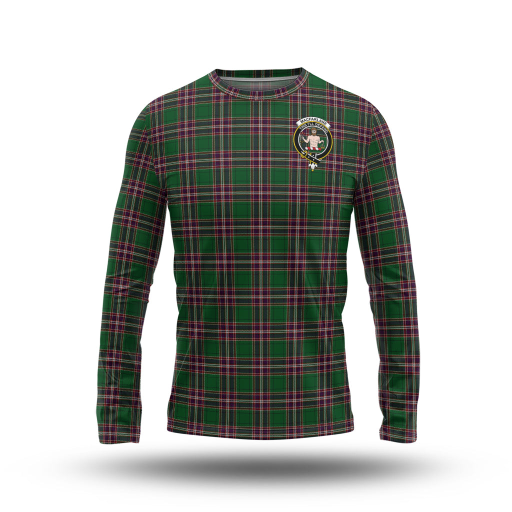 macfarlane-hunting-tartan-long-sleeve-t-shirt-with-family-crest