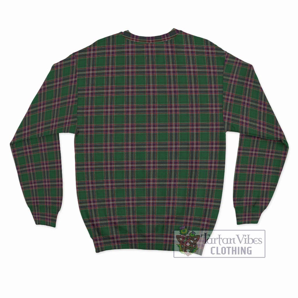 MacFarlane Hunting Tartan Sweatshirt with Family Crest DNA In Me Style - Tartanvibesclothing Shop