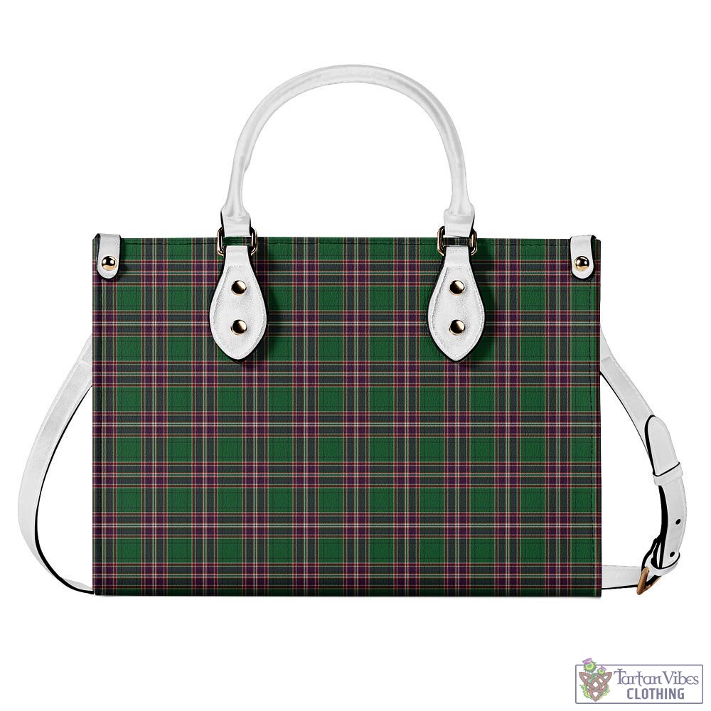 Tartan Vibes Clothing MacFarlane Hunting Tartan Luxury Leather Handbags