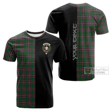 MacFarlane Hunting Tartan Cotton T-shirt with Family Crest and Half Of Me Style