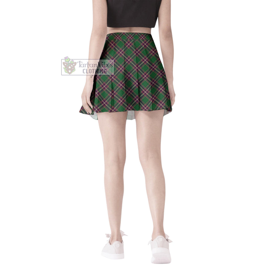 Tartan Vibes Clothing MacFarlane Hunting Tartan Women's Plated Mini Skirt