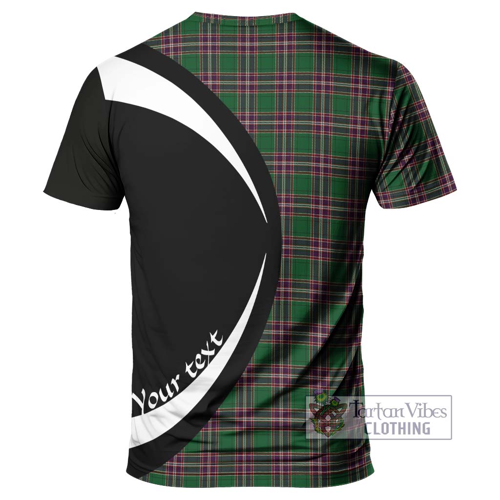 Tartan Vibes Clothing MacFarlane Hunting Tartan T-Shirt with Family Crest Circle Style