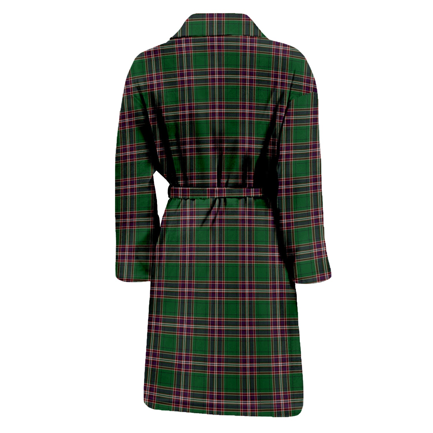 MacFarlane Hunting Tartan Bathrobe with Family Crest - Tartan Vibes Clothing