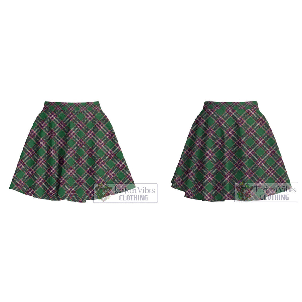 Tartan Vibes Clothing MacFarlane Hunting Tartan Women's Plated Mini Skirt