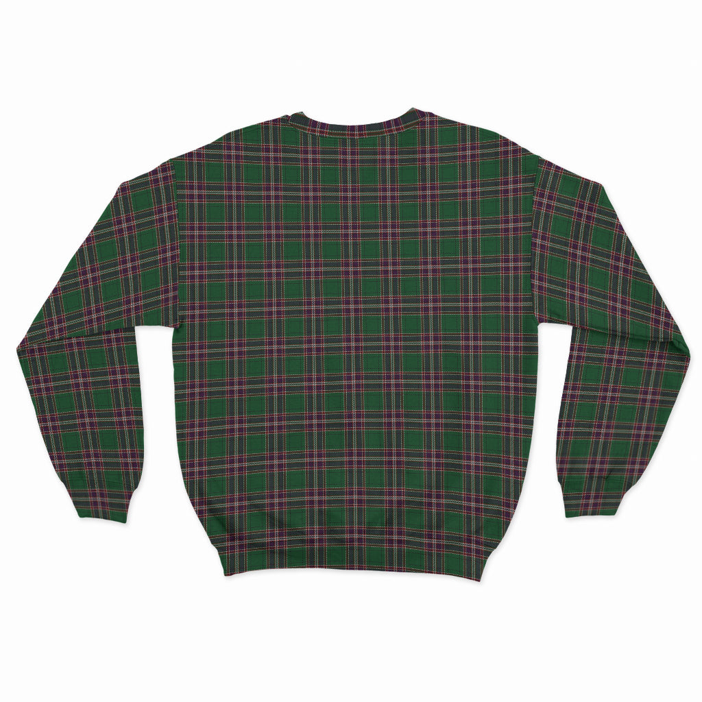 MacFarlane Hunting Tartan Sweatshirt with Family Crest - Tartan Vibes Clothing