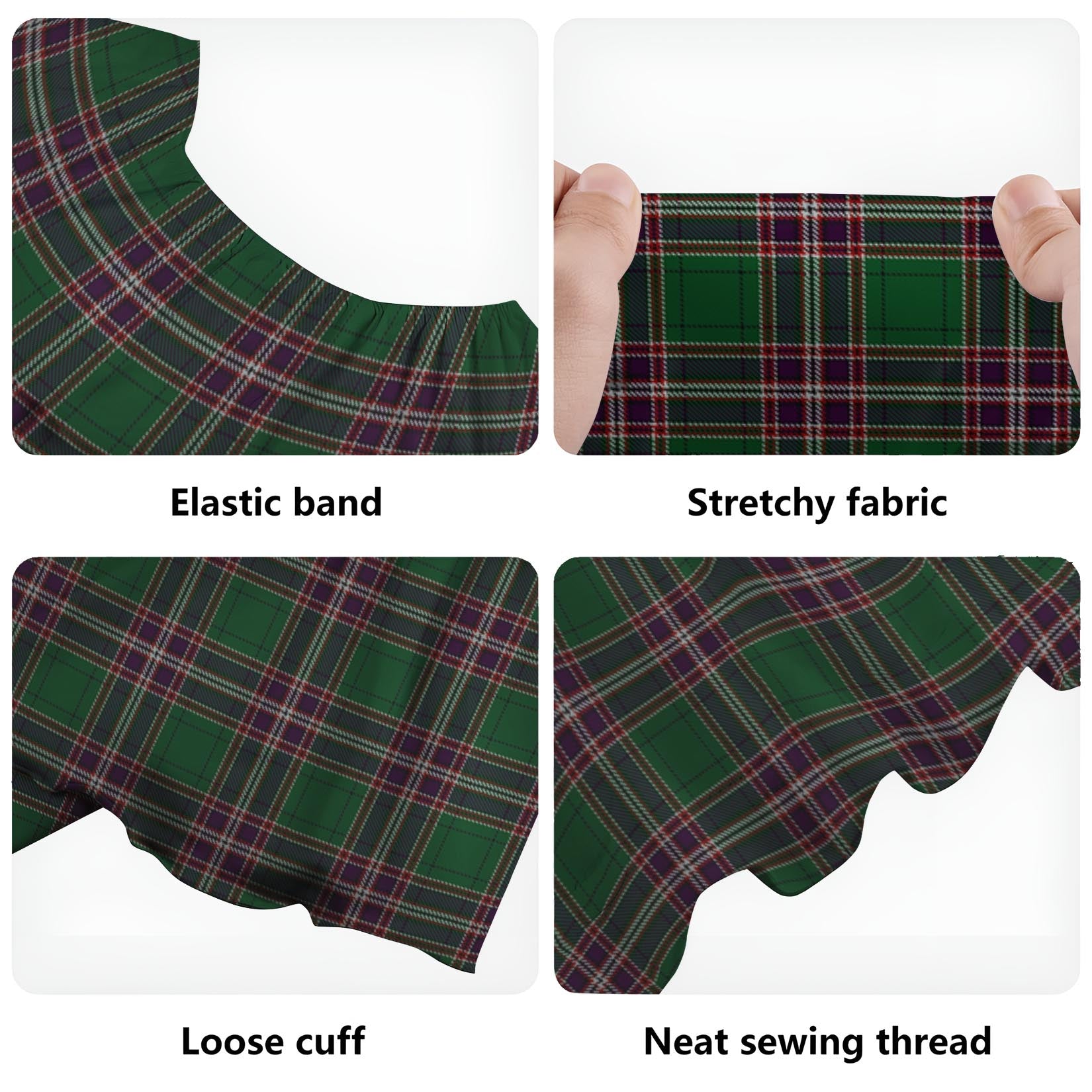 MacFarlane Hunting Tartan Off Shoulder Long Dress - Tartanvibesclothing