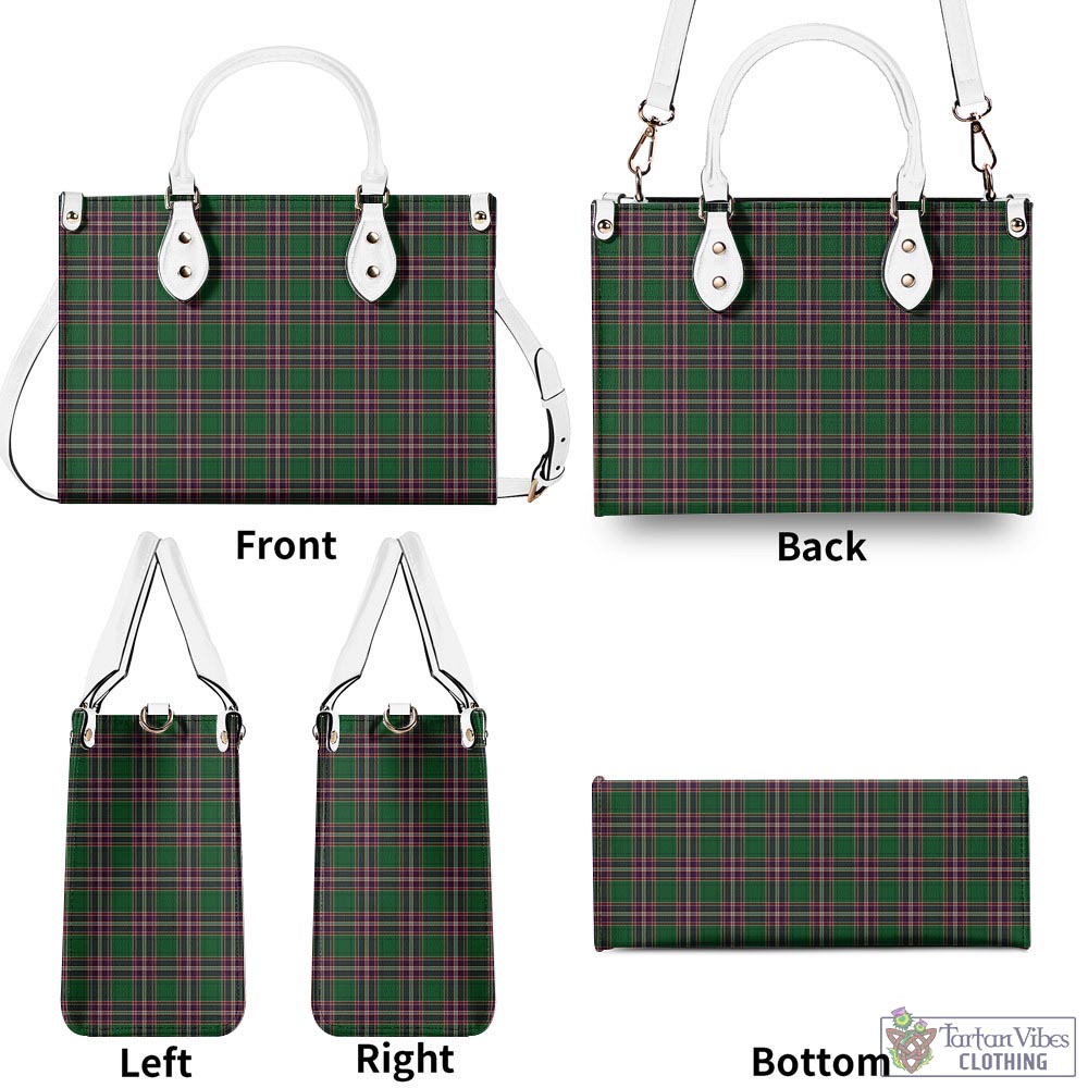 Tartan Vibes Clothing MacFarlane Hunting Tartan Luxury Leather Handbags