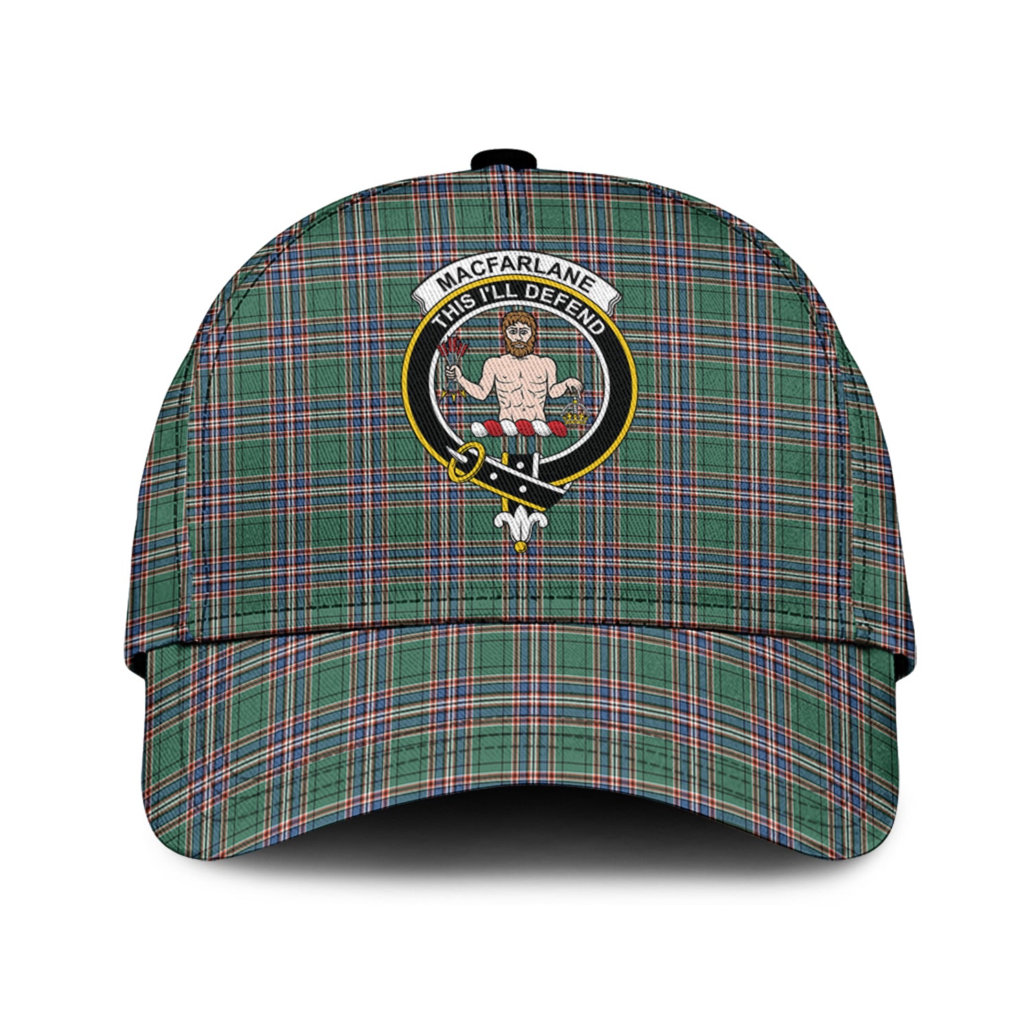 macfarlane-hunting-ancient-tartan-classic-cap-with-family-crest