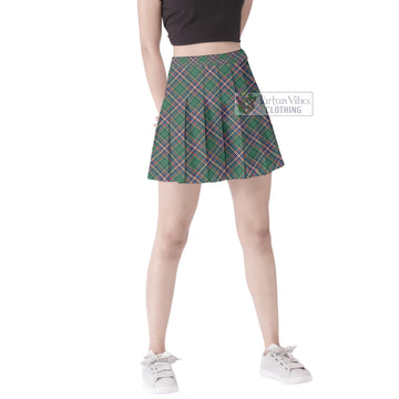 MacFarlane Hunting Ancient Tartan Women's Plated Mini Skirt