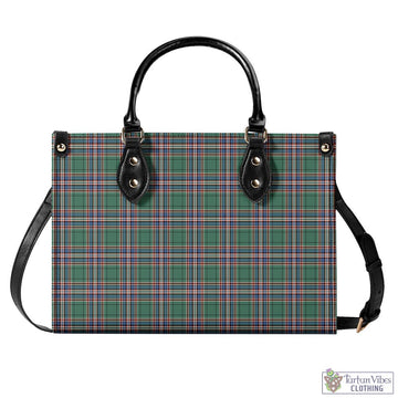 MacFarlane Hunting Ancient Tartan Luxury Leather Handbags