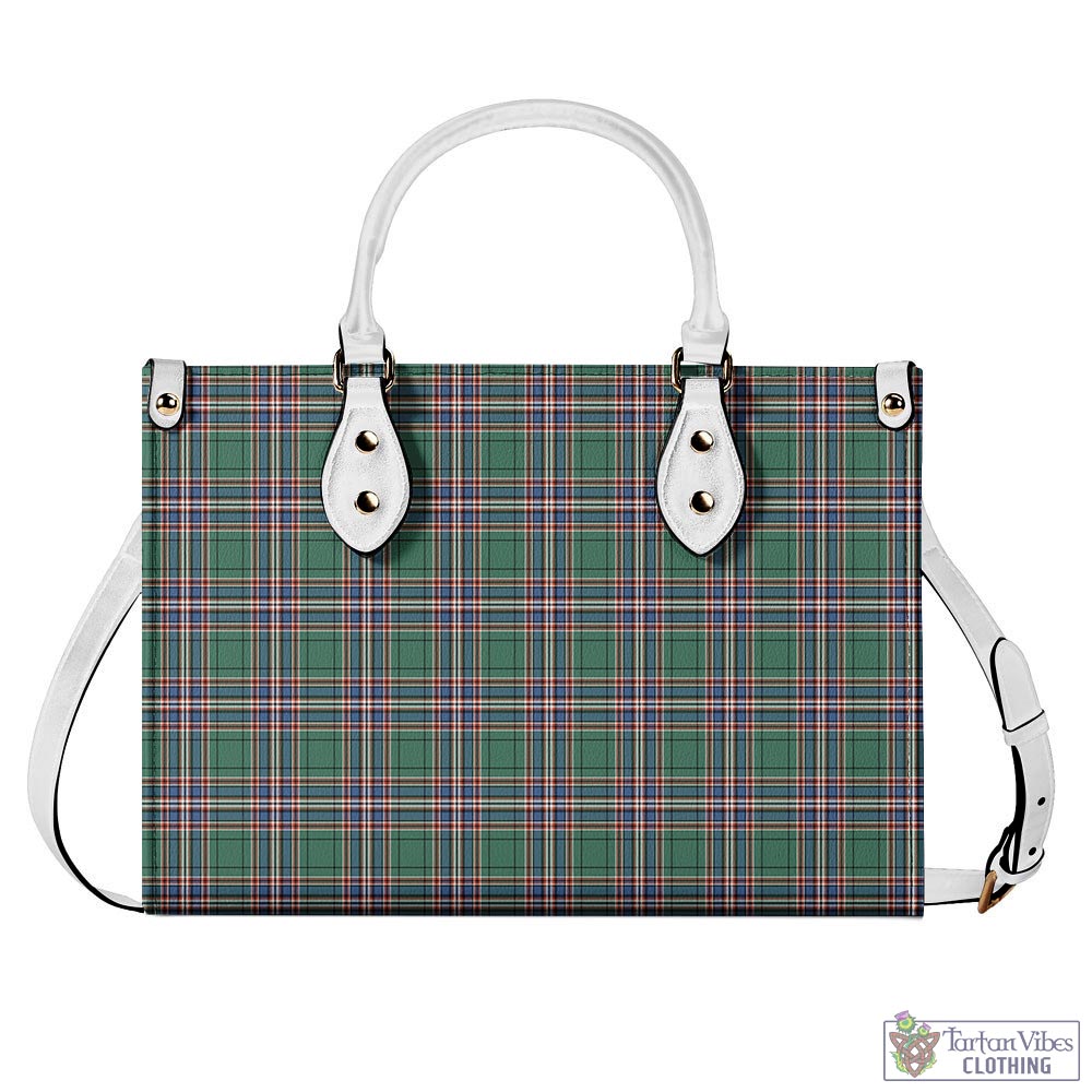 Tartan Vibes Clothing MacFarlane Hunting Ancient Tartan Luxury Leather Handbags