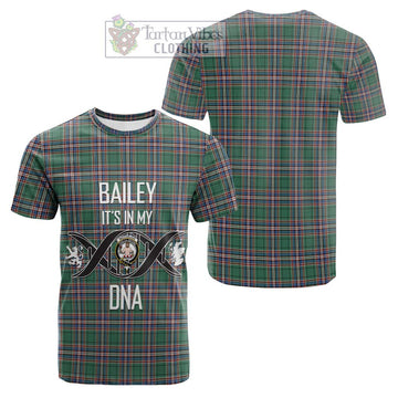 MacFarlane Hunting Ancient Tartan Cotton T-shirt with Family Crest DNA In Me Style