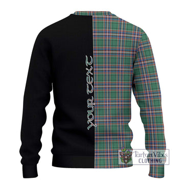 MacFarlane Hunting Ancient Tartan Ugly Sweater with Family Crest and Half Of Me Style