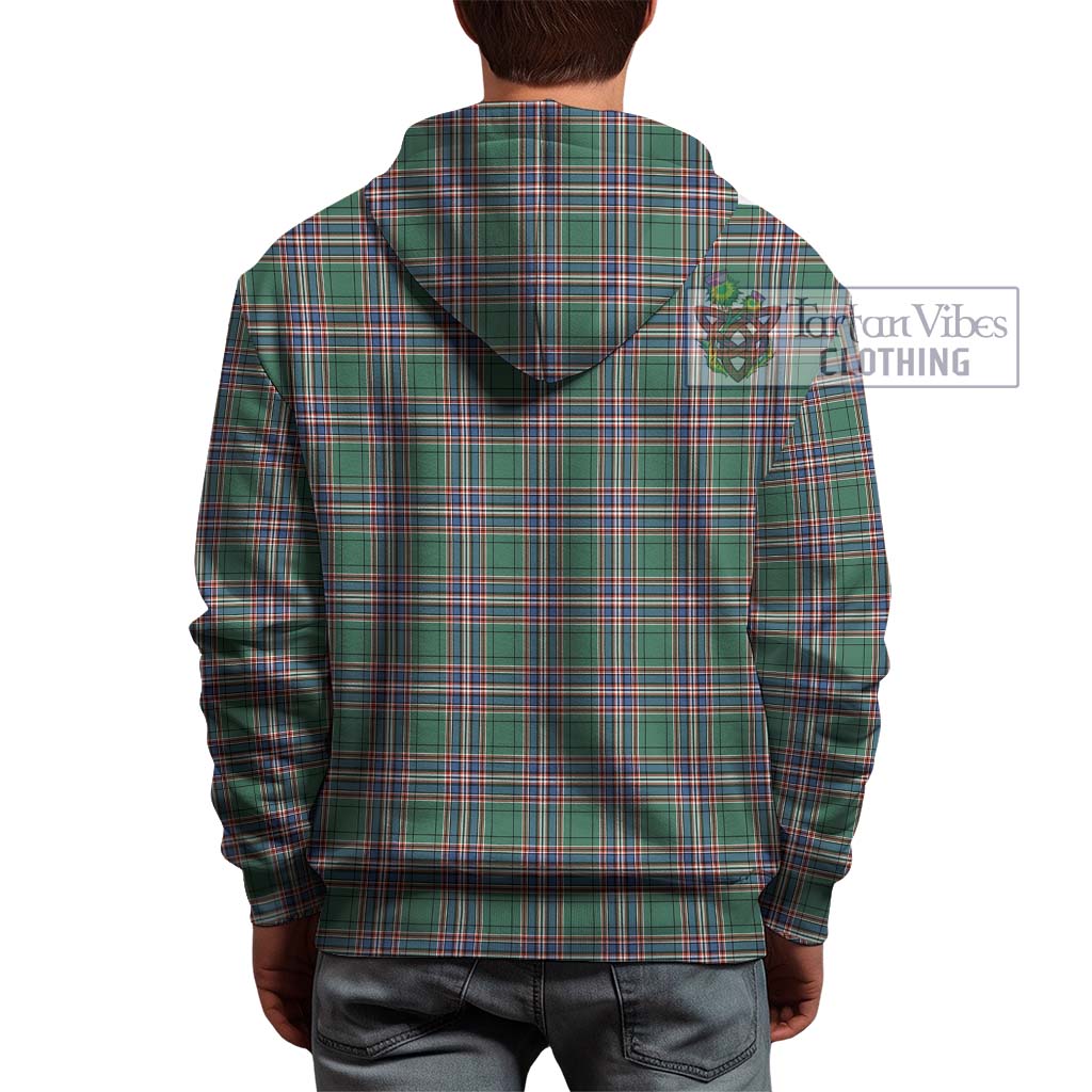 Tartan Vibes Clothing MacFarlane Hunting Ancient Tartan Hoodie with Family Crest DNA In Me Style