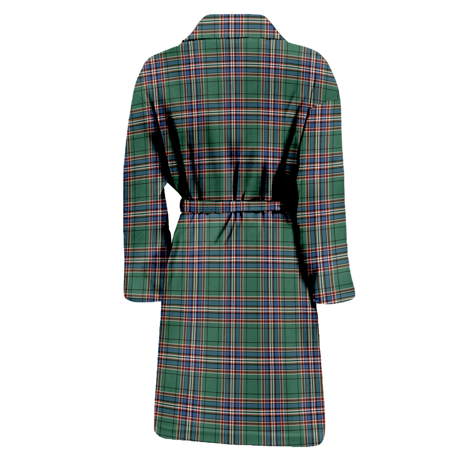 MacFarlane Hunting Ancient Tartan Bathrobe with Family Crest - Tartan Vibes Clothing