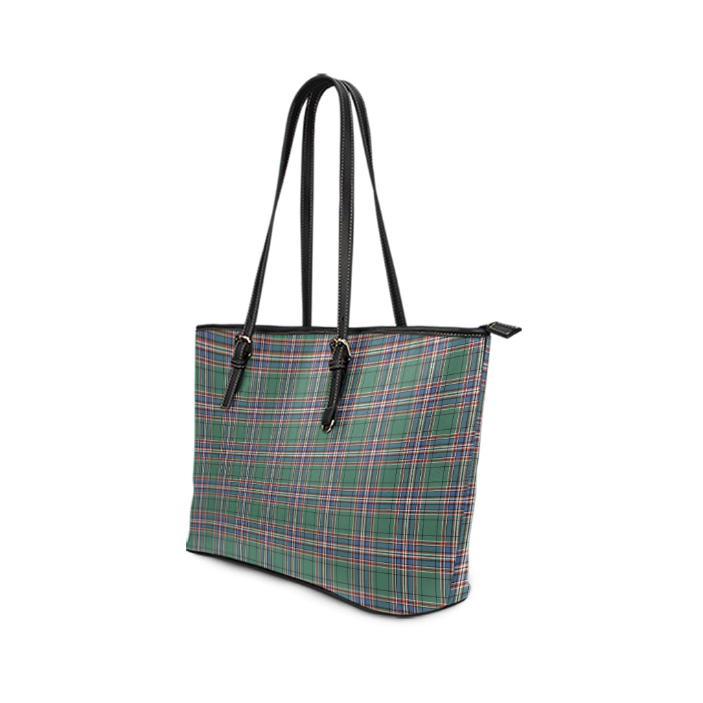 macfarlane-hunting-ancient-tartan-leather-tote-bag