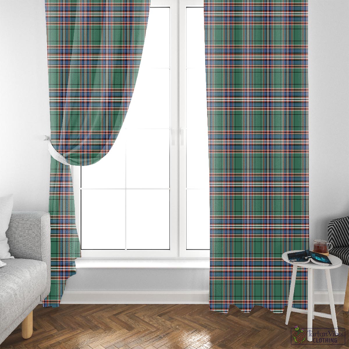 MacFarlane Hunting Ancient Tartan Window Curtain