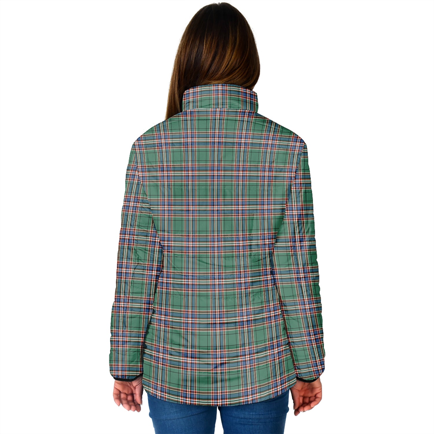 MacFarlane Hunting Ancient Tartan Padded Jacket with Family Crest - Tartan Vibes Clothing