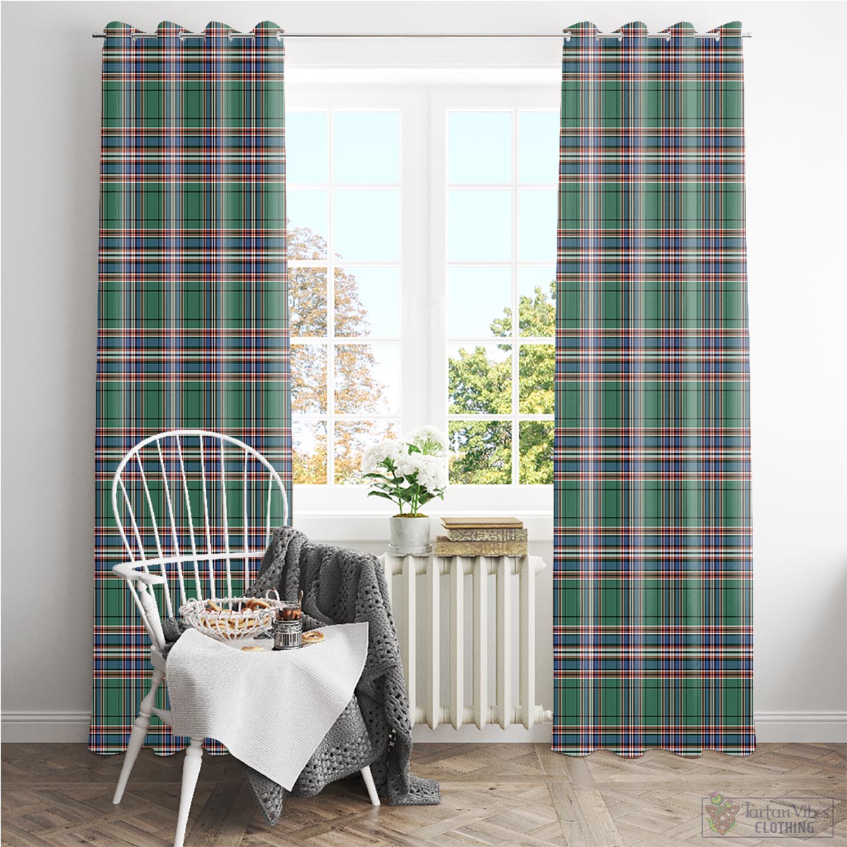 MacFarlane Hunting Ancient Tartan Window Curtain