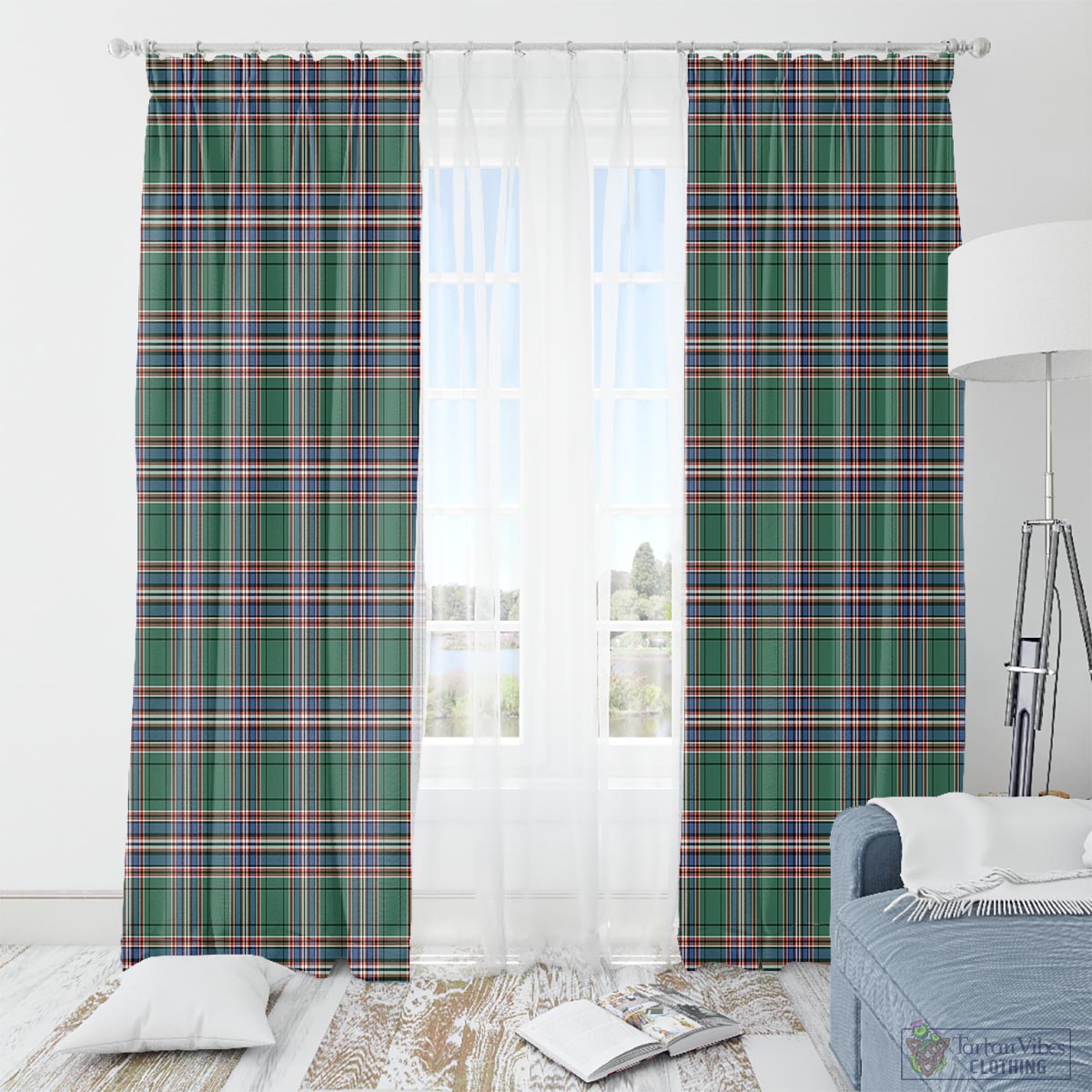 MacFarlane Hunting Ancient Tartan Window Curtain