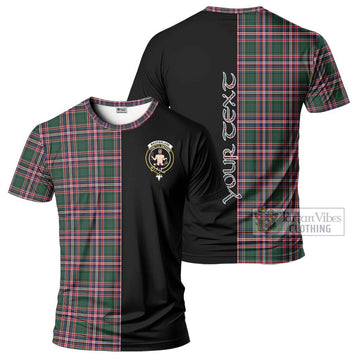 MacFarlane Hunting Modern Tartan T-Shirt with Family Crest and Half Of Me Style