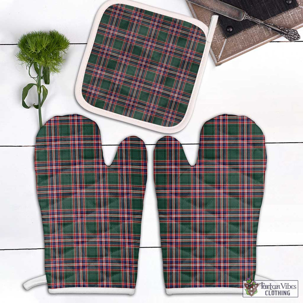 MacFarlane Hunting Modern Tartan Combo Oven Mitt & Pot-Holder Combo 1 Oven Mitt & 1 Pot-Holder White - Tartan Vibes Clothing