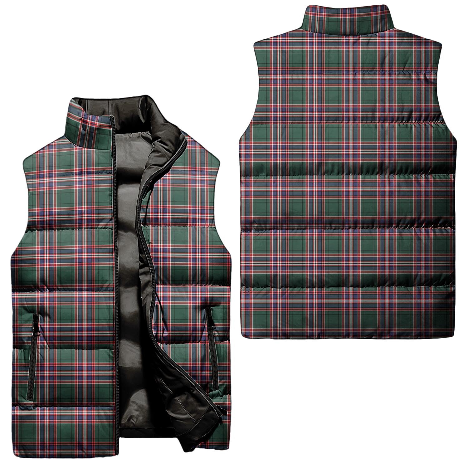 MacFarlane Hunting Modern Tartan Sleeveless Puffer Jacket Unisex - Tartanvibesclothing