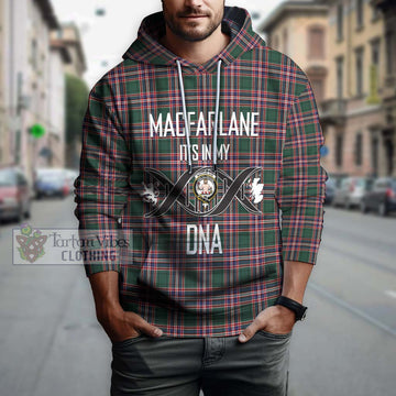 MacFarlane Hunting Modern Tartan Hoodie with Family Crest DNA In Me Style